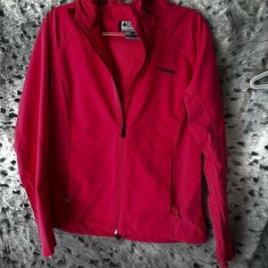 260. Columbia large hoodie pink omnishield